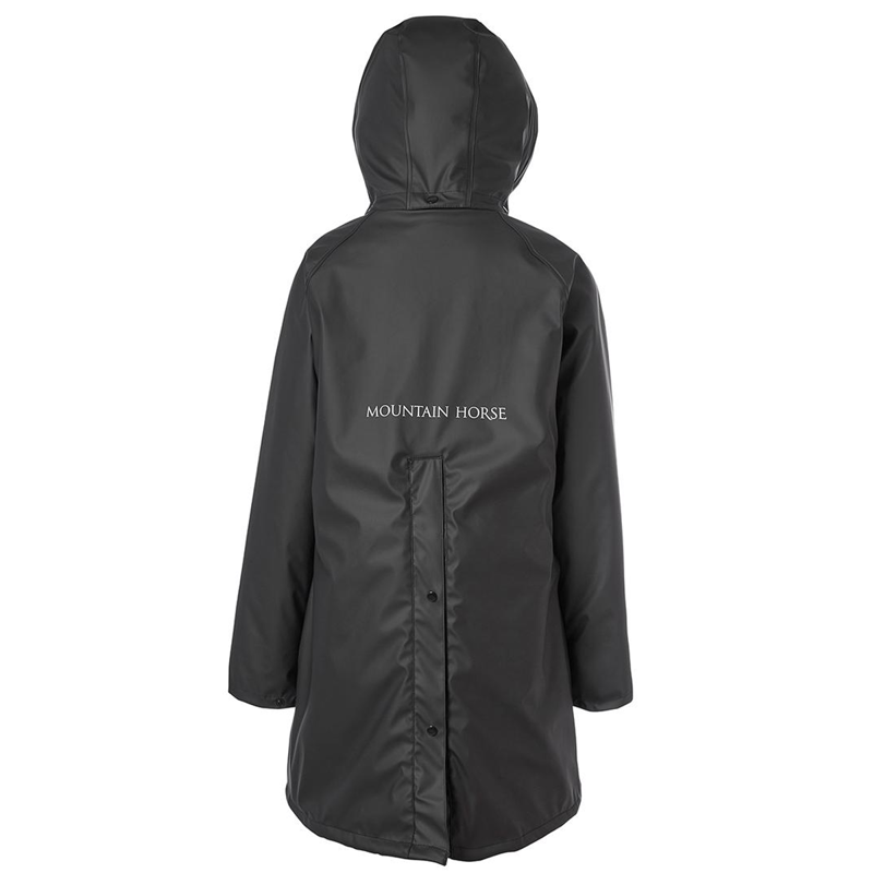 Mountain Horse Junior Spirit Rain Coat - Black-1